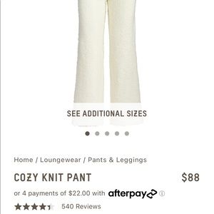 NWOT Skims loungewear cozy line. Ordered the wrong size. Color- Bone